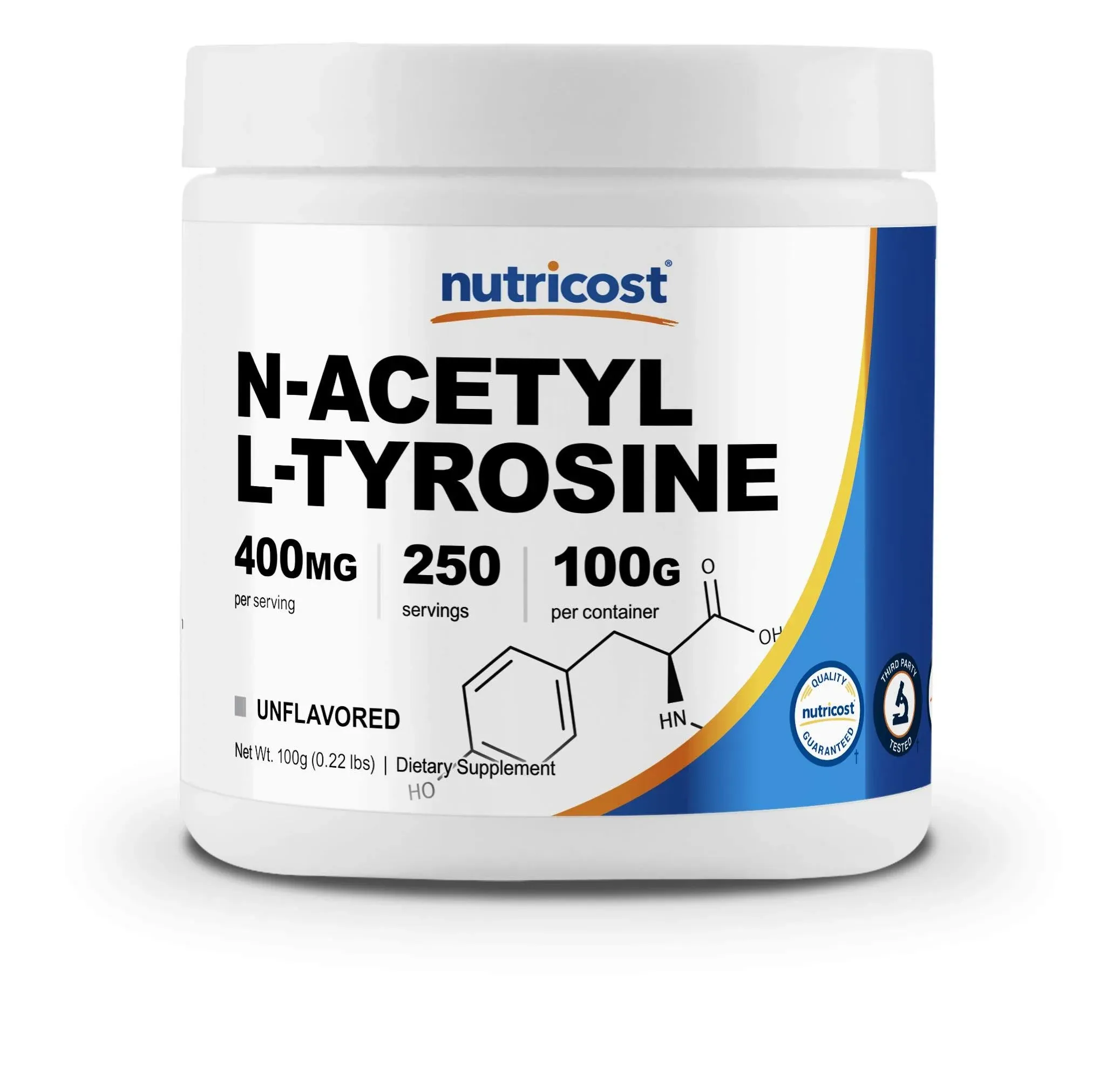 Nutricost Pure N Acetyl L Tyrosine (NALT) Powder 100 Grams