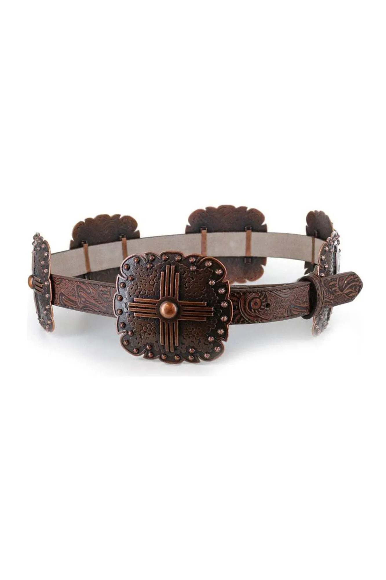 1" Brown Ladies' Fashion Belt