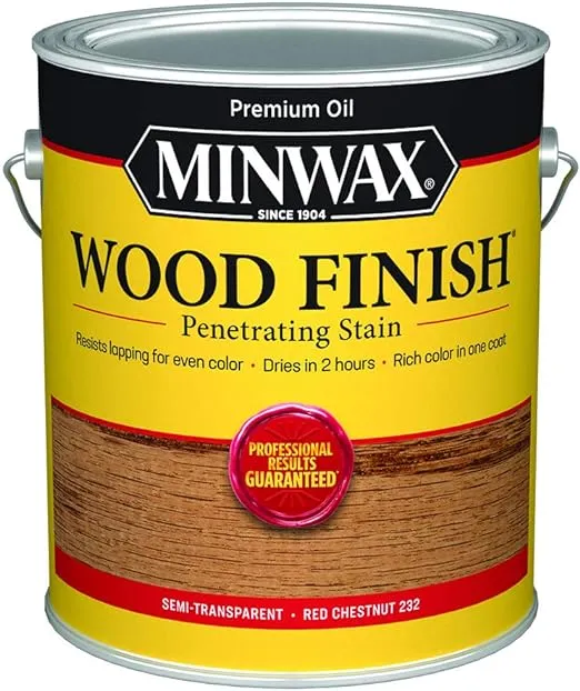 Minwax Penetrating Stain Wood Finish - Red Chestnut