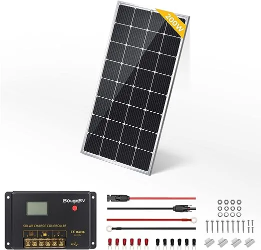 BougeRV 200 Watt 12 Volt Solar Kit