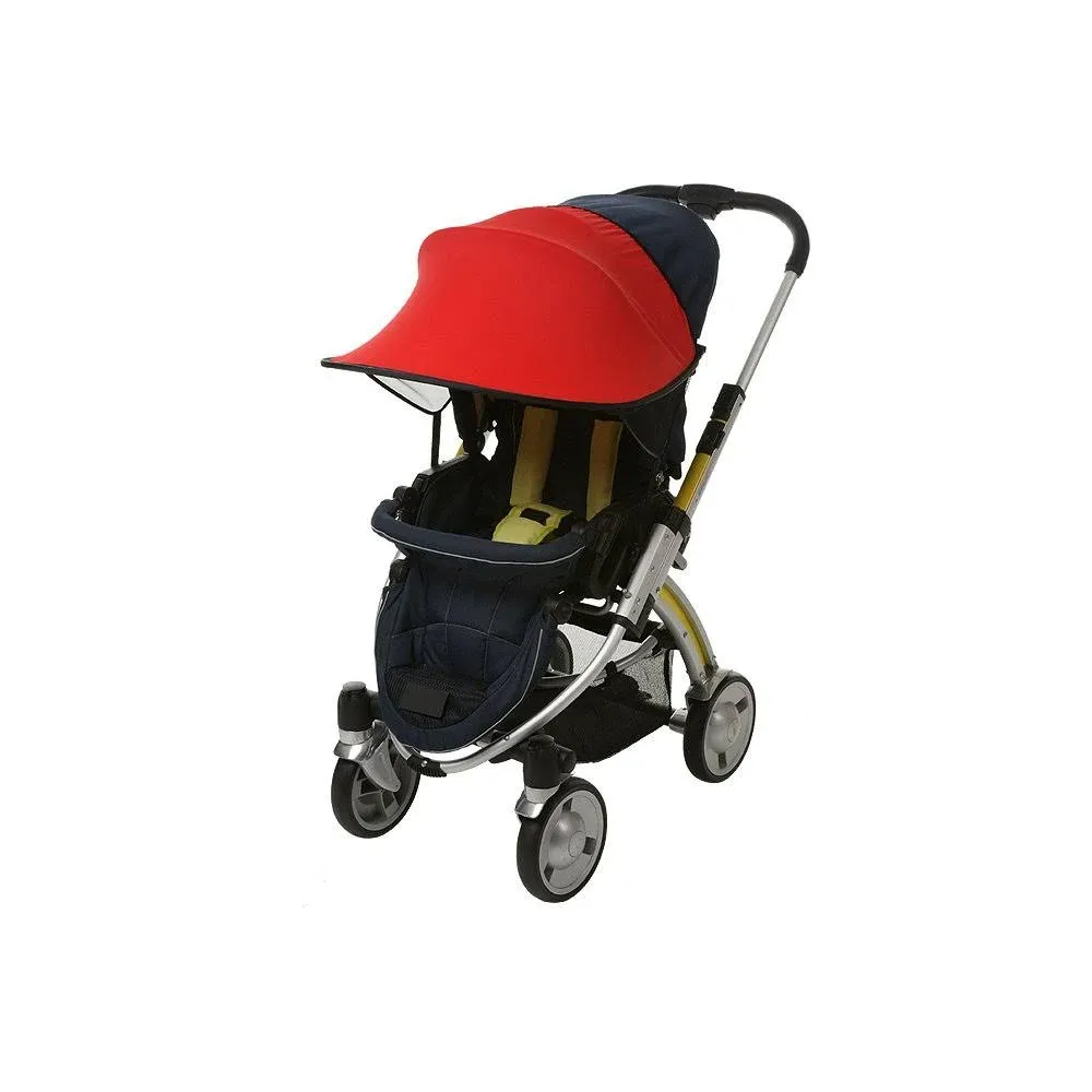 Manito Sun Shade for Strollers and Car Seats (Red) UPF 50+