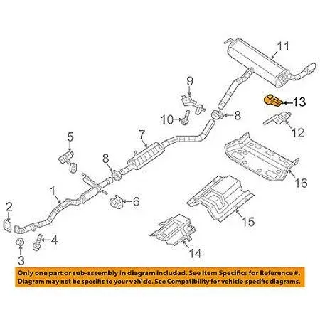 Mopar® 68141918AB - Exhaust Muffler Hanger