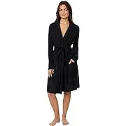 Barefoot Dreams CozyChic Lite Ribbed Robe Black / S/M