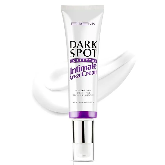 Enaskin Dark Spot Corrector Cream: Skin Whitening Cream for Underarm, Inner Thighs, Bikini Area, Intimate Parts Skin Lightening Cream- 2 Fl Oz