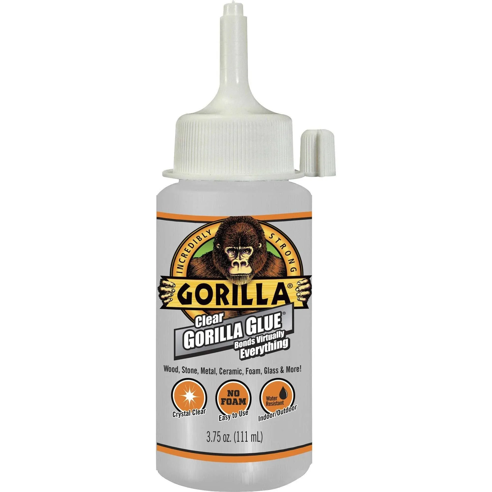 Gorilla Glue — Clear, 3.75-Oz. Bottle