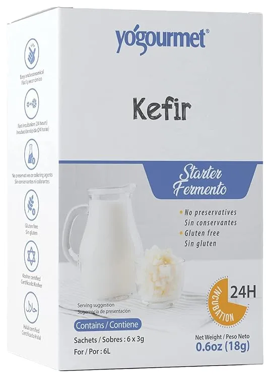 Yogourmet Kefir Starter 6 Pkts