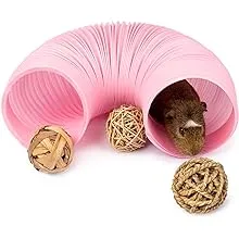 Niteangel Guinea Pig Tubes & Tunnels for Dwarf Rabbits Bunny Guinea Pigs and Other Small Animals