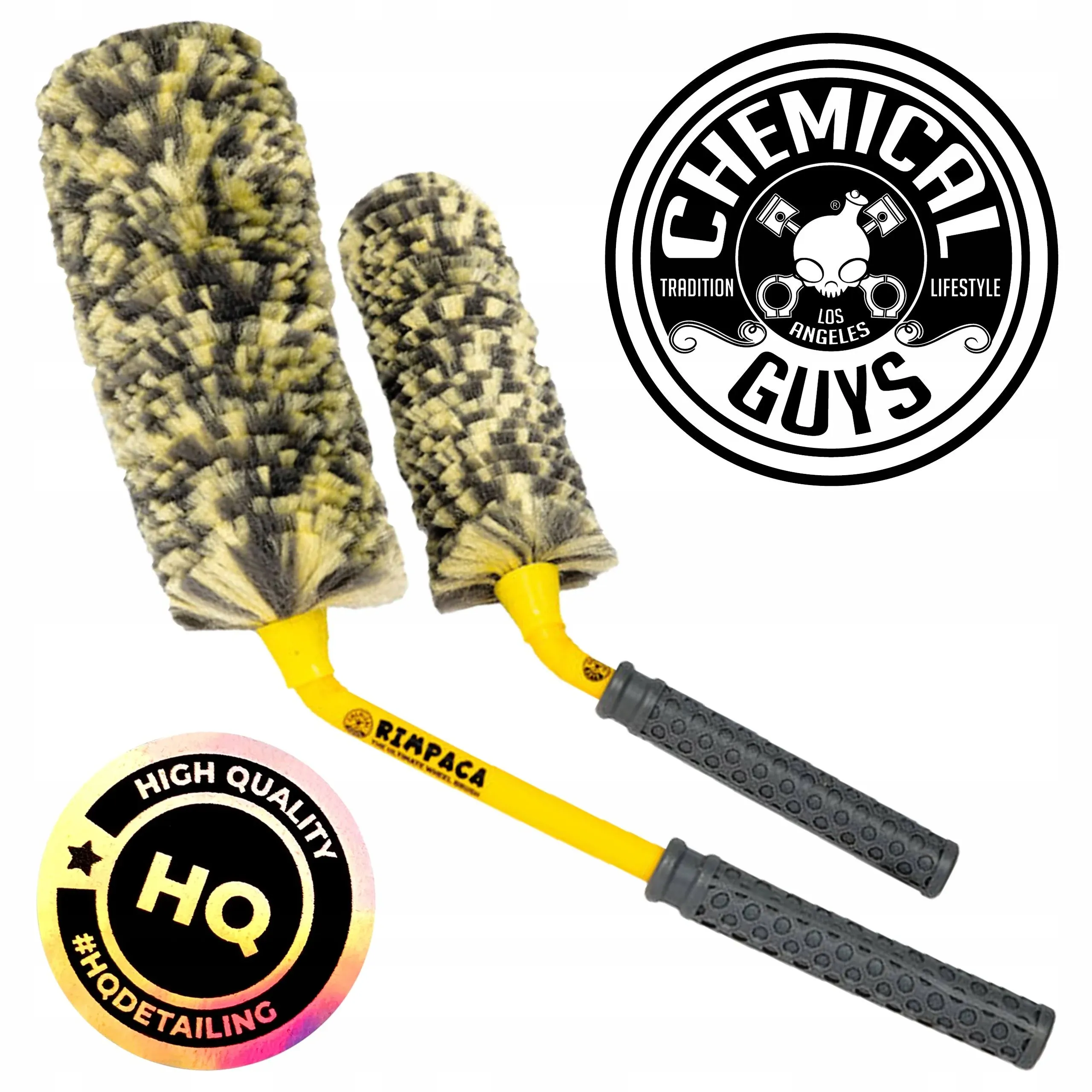 Chemical Guys Rimpaca Reach Around Ultimate Wheel Brush Set - 2 Pcs - ACC615