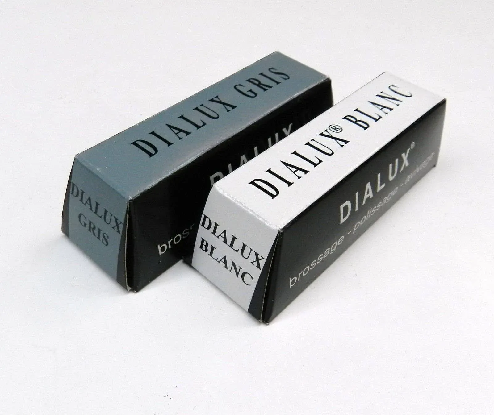 Dialux Metal Polishing Compound White and Grey 4oz 1/4b