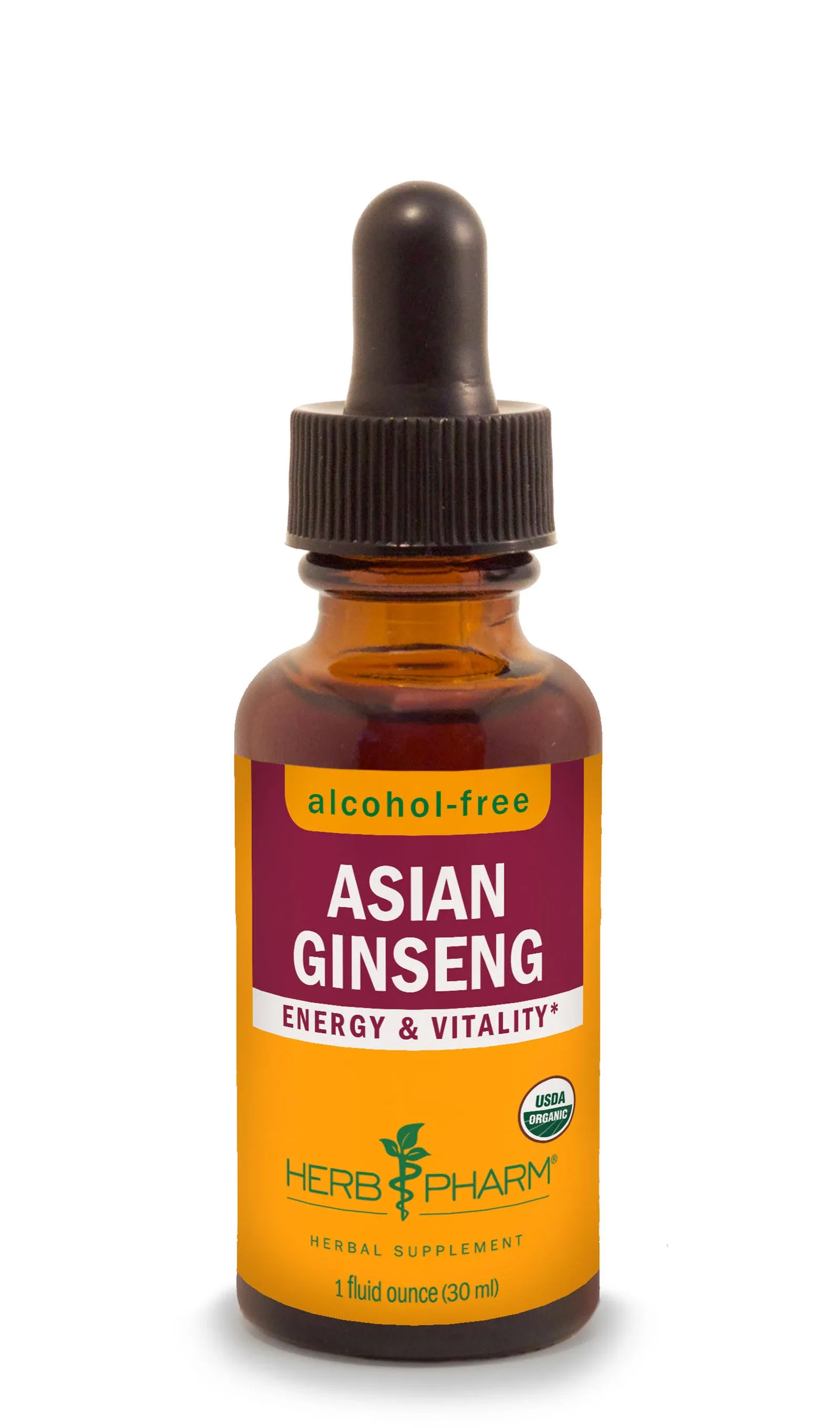 Herb Pharm Liquid Extract, Energy & Vitality, Asian Ginseng - 1 fl oz