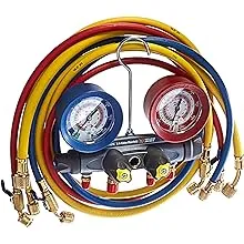 Yellow Jacket 46013 Brute II Test &amp; Charging Manifold w/ 60&#034; Hoses (Ball Valve)