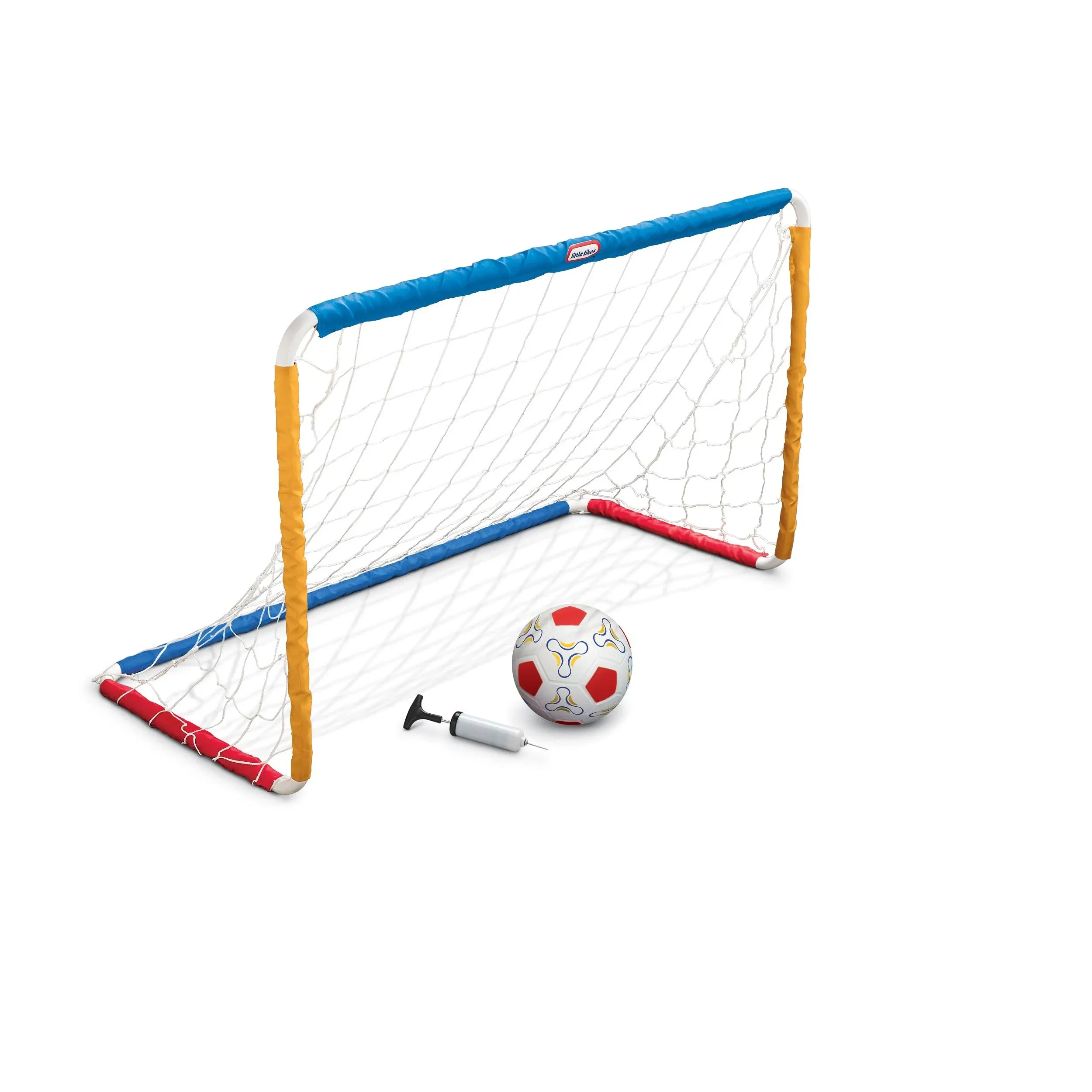 Little Tikes Easy Score Soccer Set Game Outdoor Toys for Backyard Fun Summer Play - Goal with Net, Ball, and Pump Included - Lawn Activities for Kids, Toddlers, Boys Girls Ages 2+