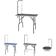 Go Pet Club Pet Dog Grooming Table with Arm