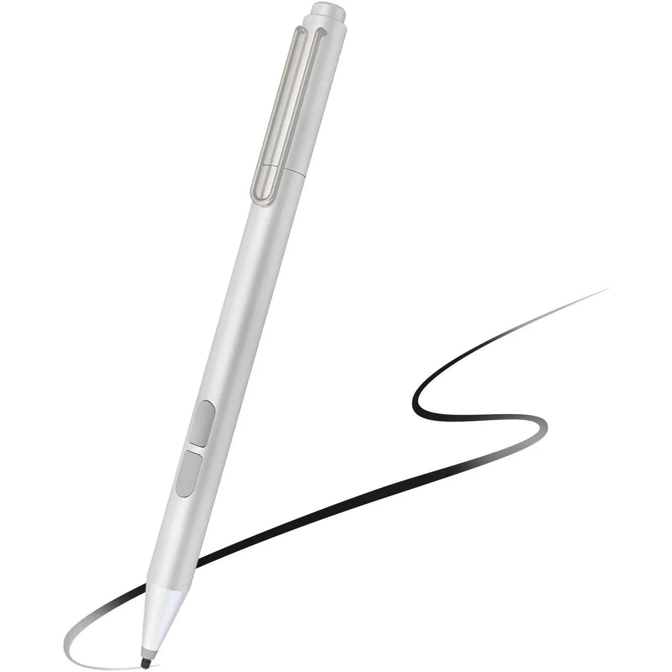 Uogic Pen for Microsoft Surface, Palm Rejection, 1024 Levels Pressure, Flex & Soft HB Nib, Compatible with Surface Pro/Book/Laptop/Go, Including