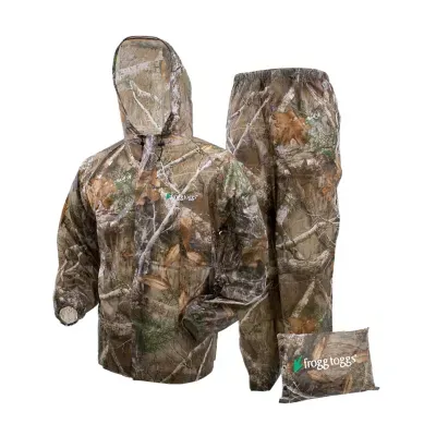 Frogg Toggs Men's Ultra-Lite2 Rain Suit, Realtree Edge, 2x