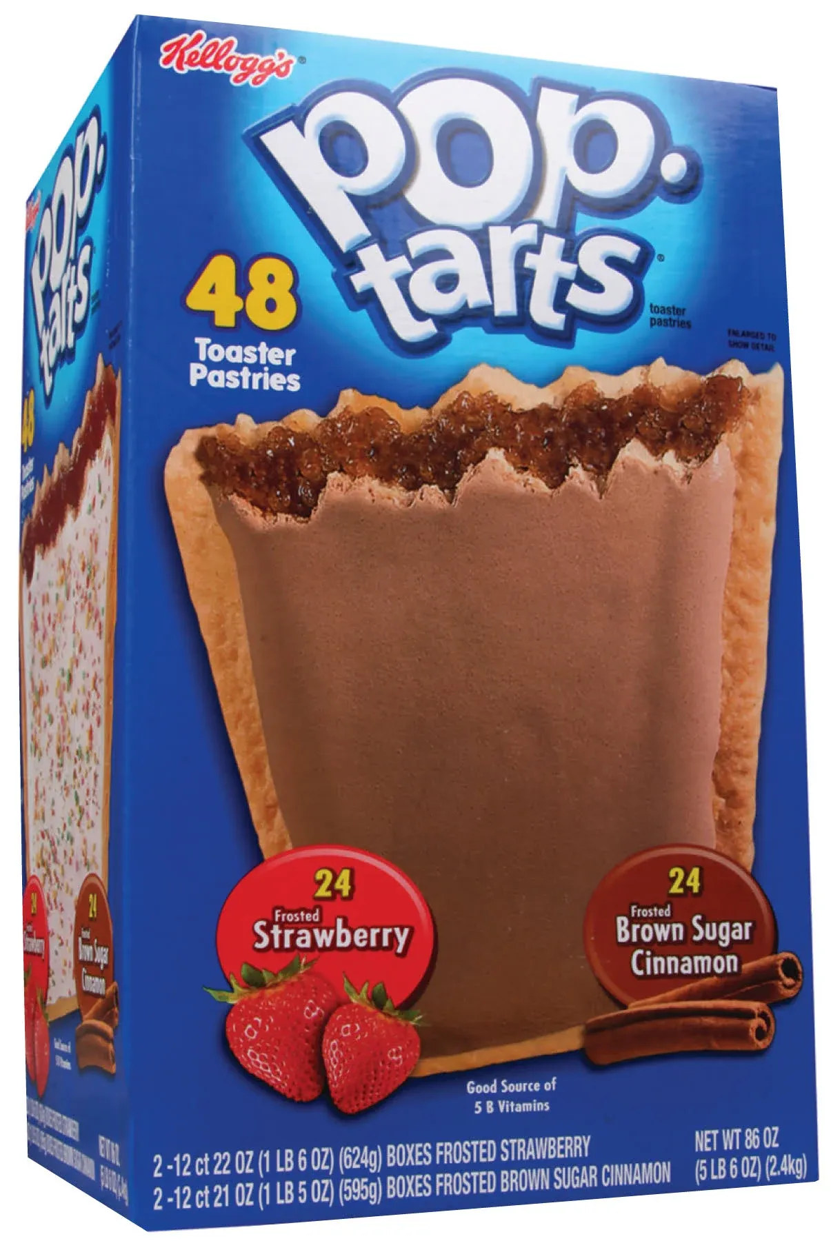 Pop-Tarts Variety Pack Breakfast Toaster Pastries, 81.2 oz, 48 Count