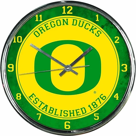 Wincraft NCAA Chrome Clock