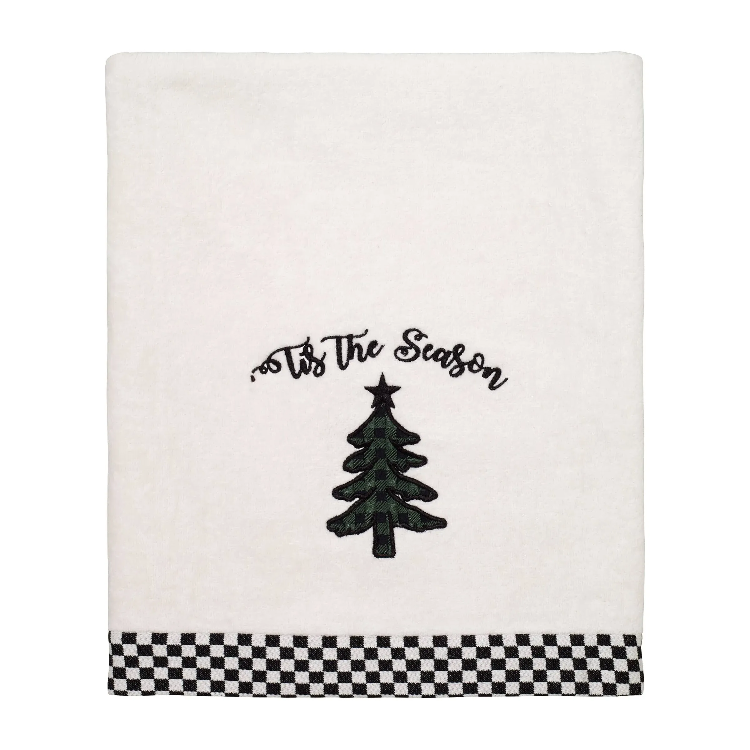 Tis the Season Holiday Plaid Cotton Bath Towel, 27" x 50"
    
        Tis the Season Holiday Plaid Cotton Bath Towel, 27" x 50"