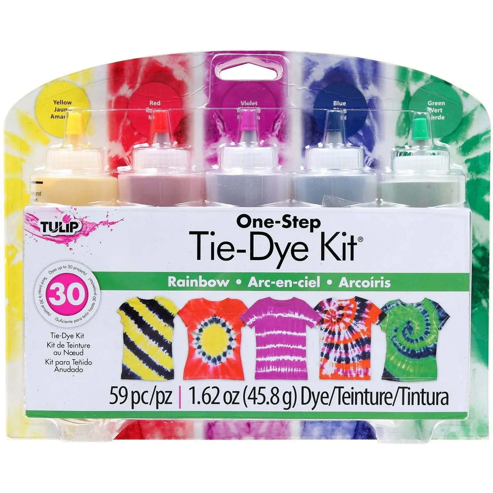 Tulip One-Step Large Tie Dye Kit, Rainbow