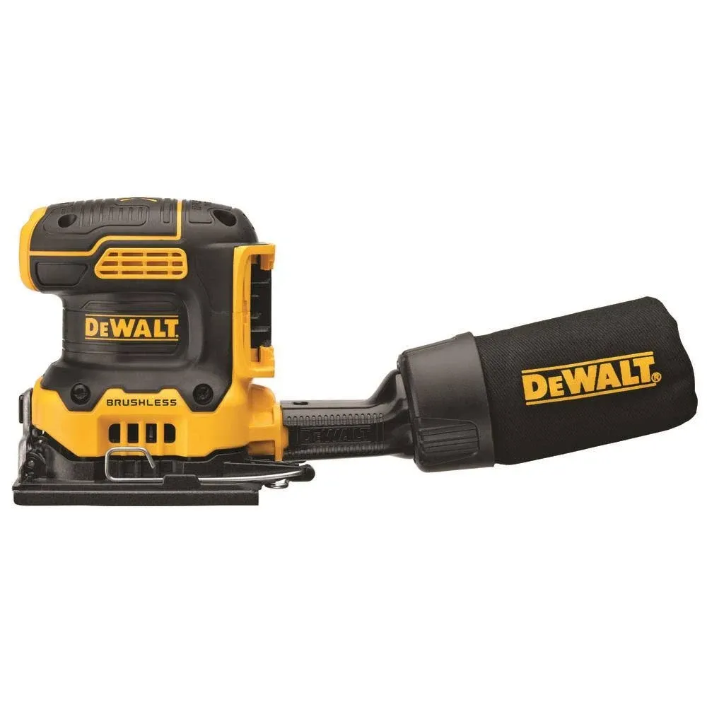 DEWALT 20V MAX* XR Palm Sander, Sheet, Variable Speed, 1/4-Inch, Tool Only (DCW200B)