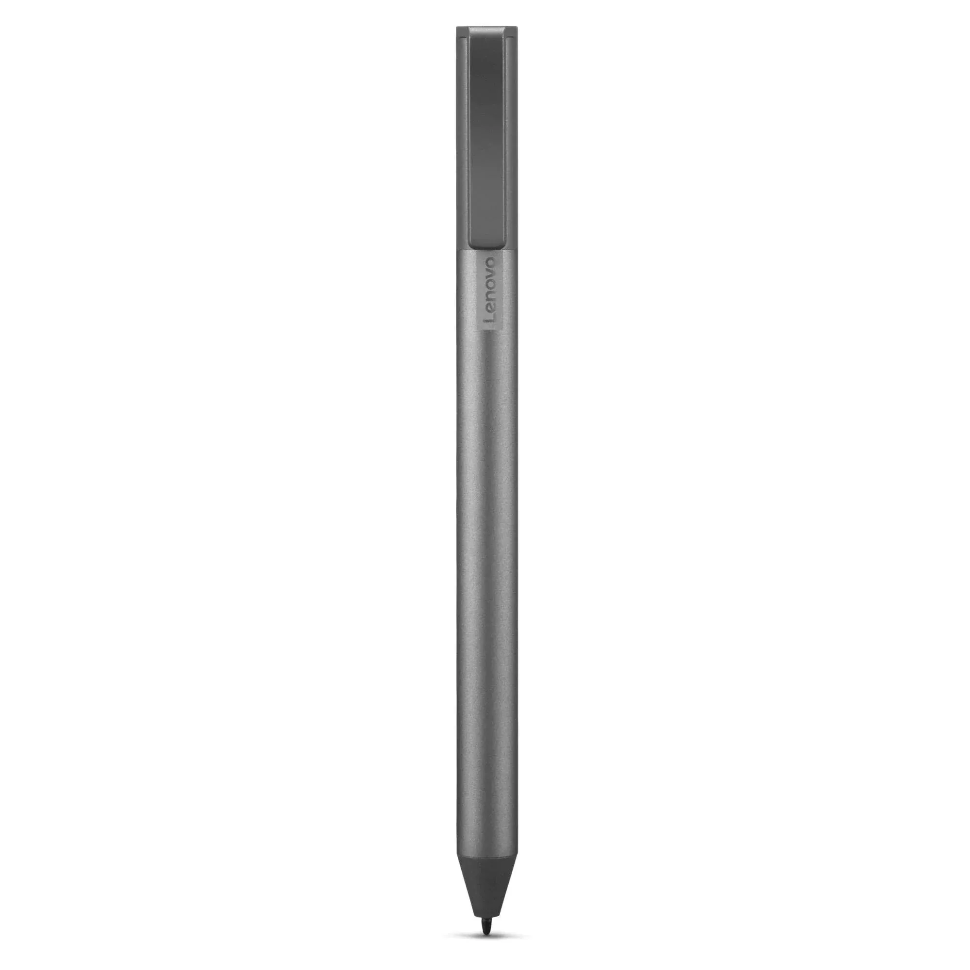 Lenovo Digital Pen 2 (Laptop) - Ultra-Tactile Response - 4,096 Levels of Pressure - Natural Feel Elastometer Pen Tip - Extended Battery Life - Silver, Grey