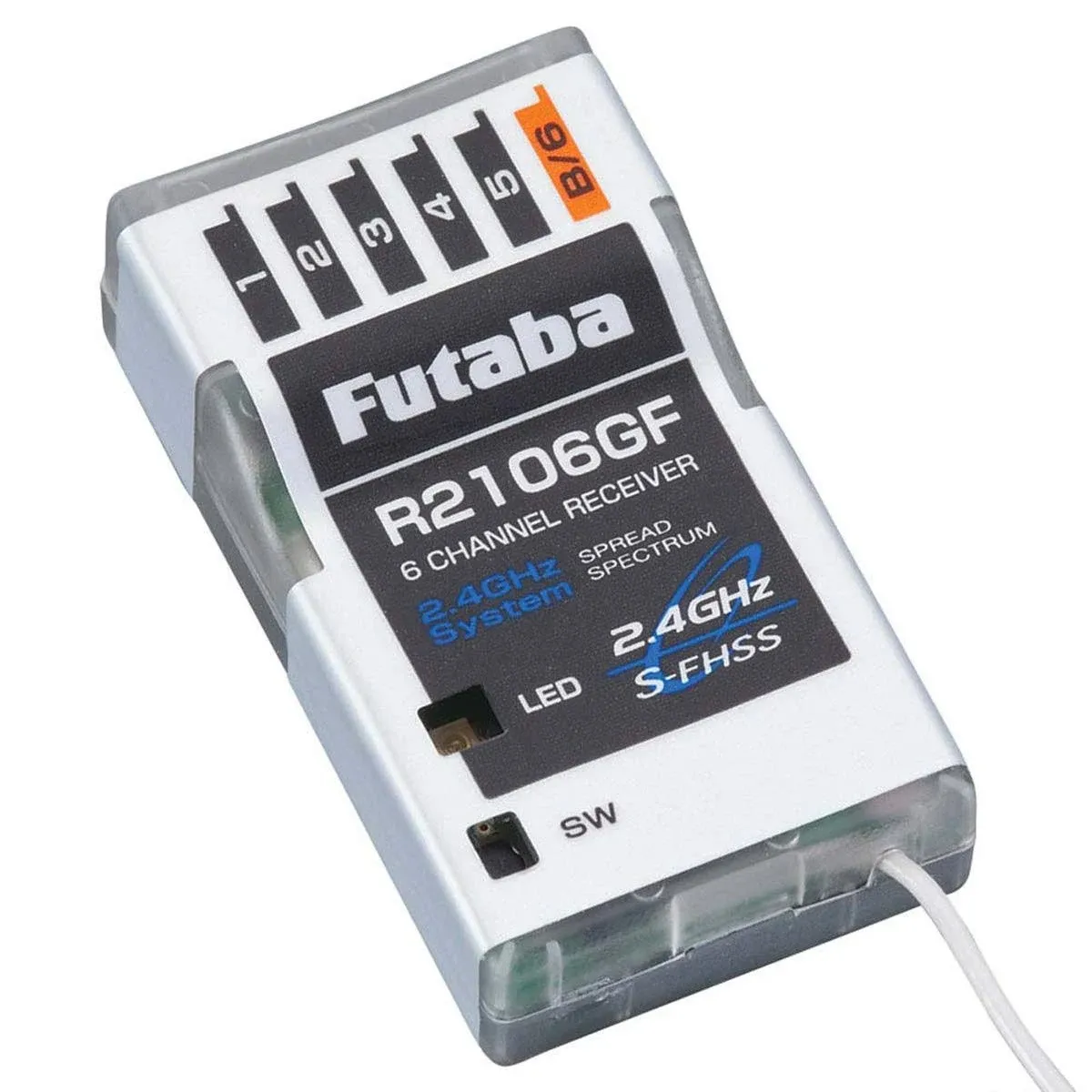 Futaba R2106GF 2.4GHz S-FHSS 6-Channel Micro Receiver