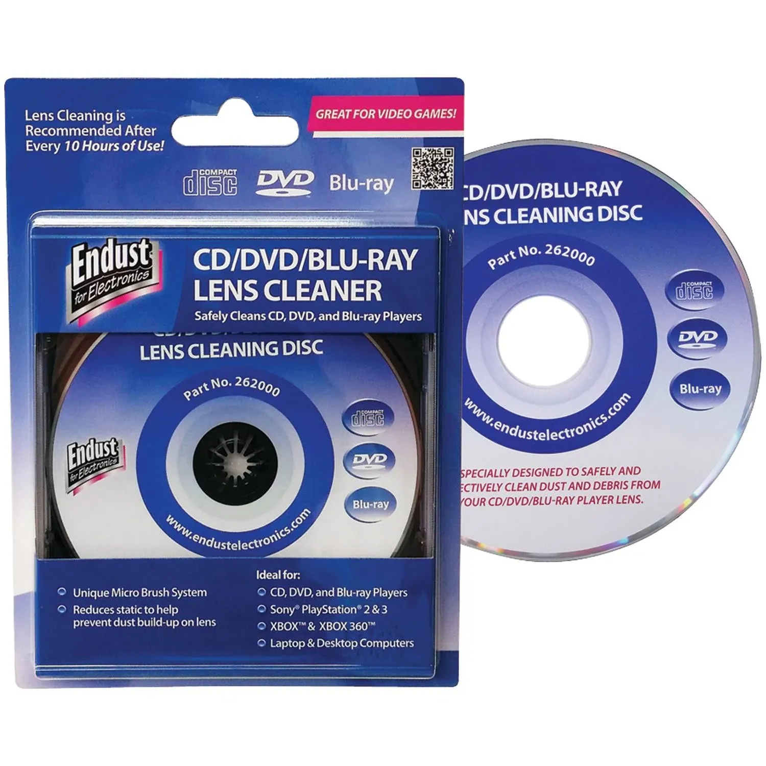 Endust CD/DVD/Blu-ray Lens Cleaner