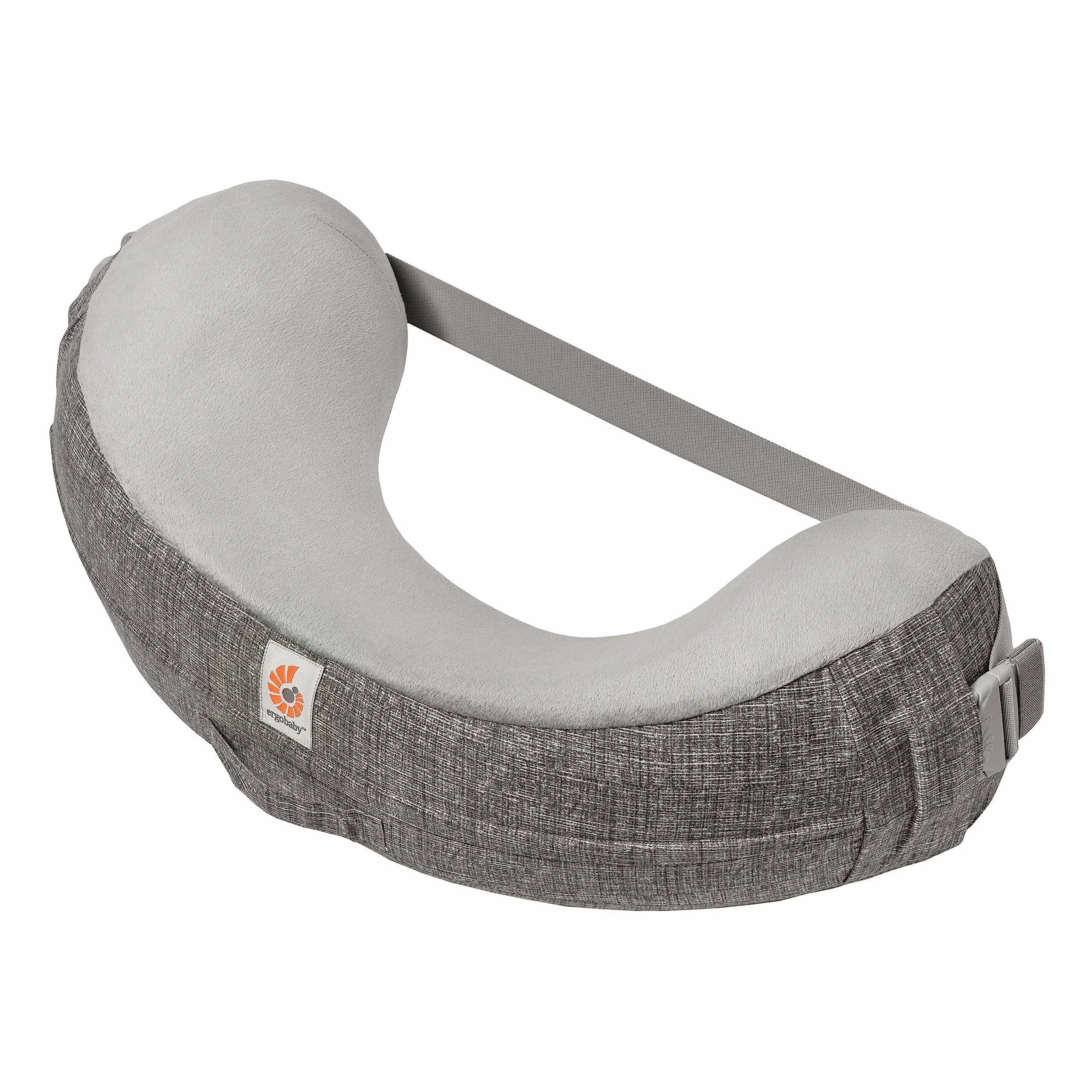 Ergobaby Natural Curve Nursing Pillow - Grey with Strap