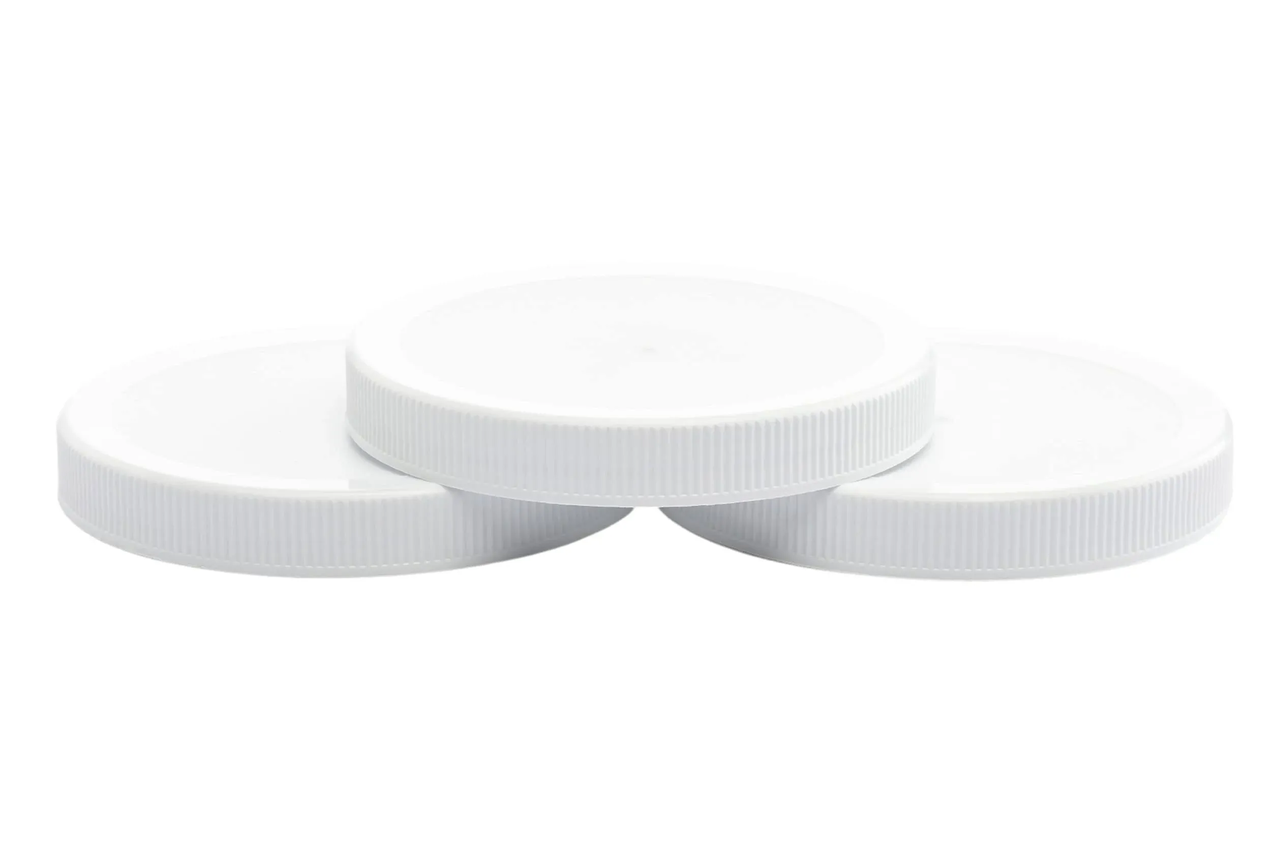 | 110/400 Plastic Lids | 110mm Caps w/Leak Proof Liner | For Large Glass or P