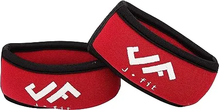 JFIT Wrist Weight Pair – Set of 2, Wrist Straps for Fitness, Walking, Workout – Multiple Size and Weight Options – Comfortable, Breathable, Moisture Absorbent Weight Straps for Men and Women