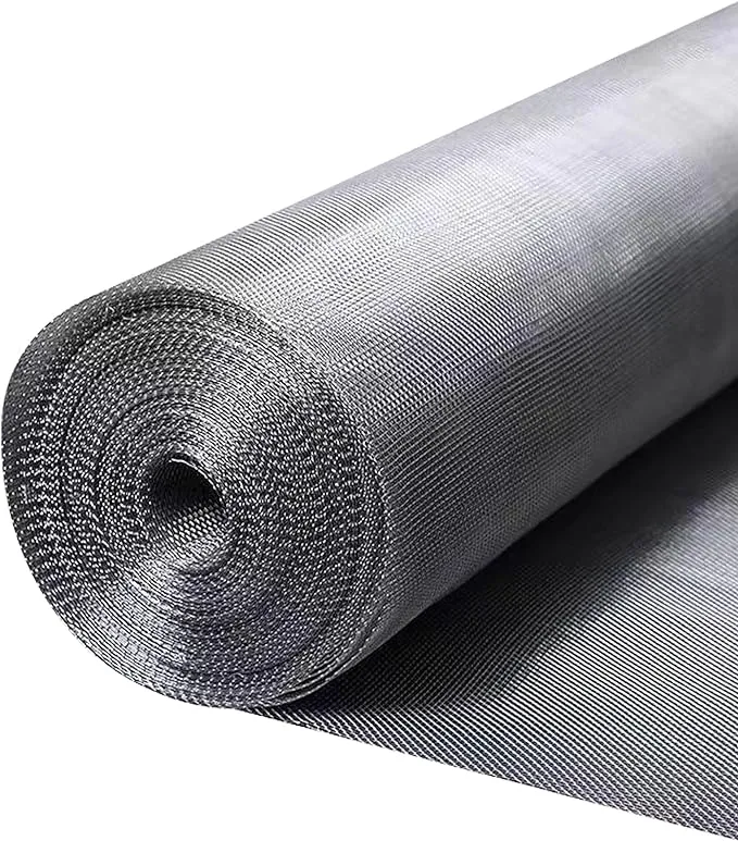 304 Stainless Steel Mesh Window Screen Roll 36 x 200 with Stab Resistant Gloves ...