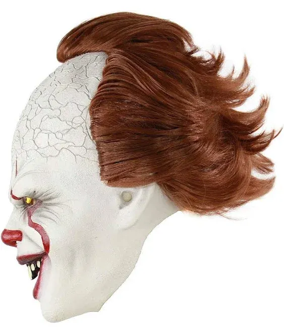 Halloween mask Scary clown mask Creepy clown mask decorated for Cosplay props