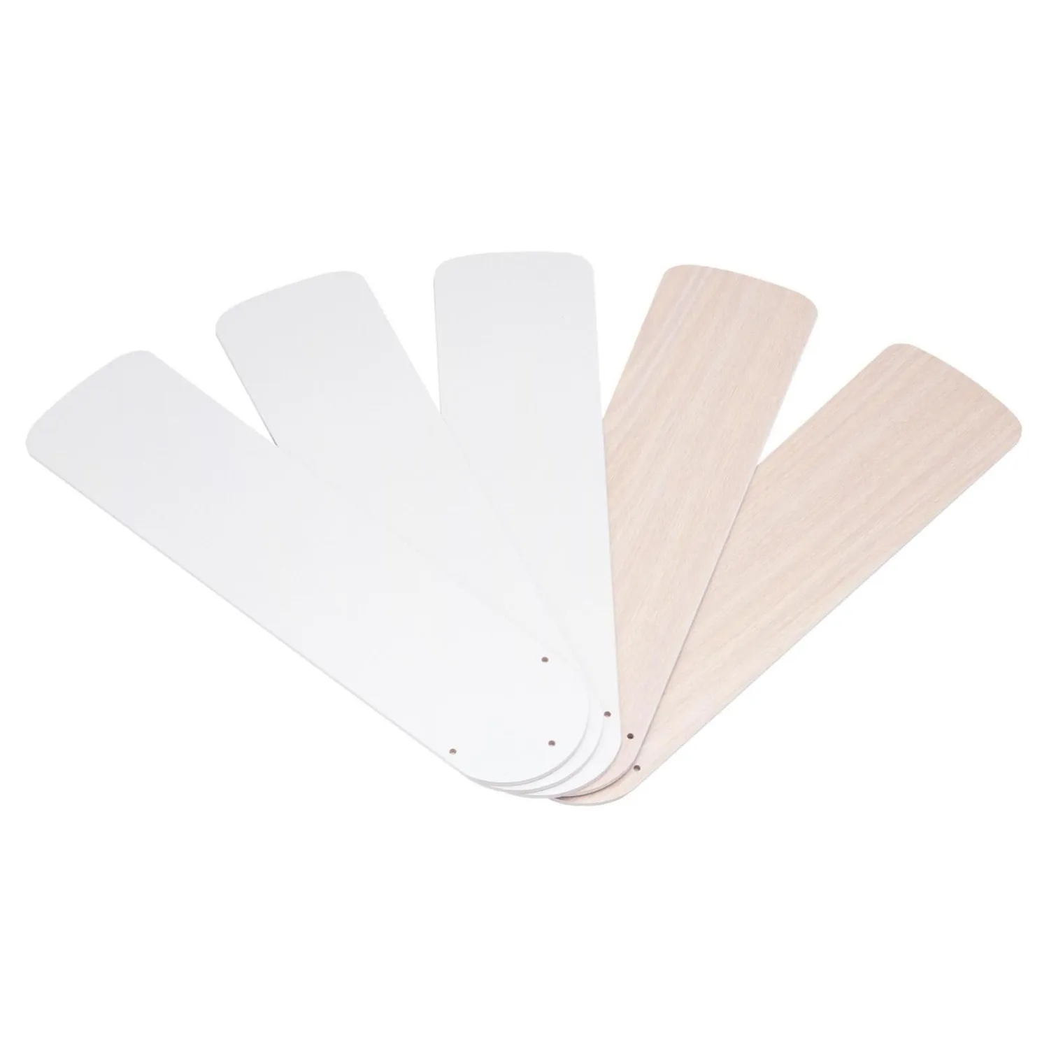 Westinghouse Lighting 7741100 42-Inch White/Bleached Oak Replacement Fan Blades, Five-Pack