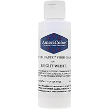 AmeriColor Soft Gel Paste Food Color, 6-Ounce, Bright White