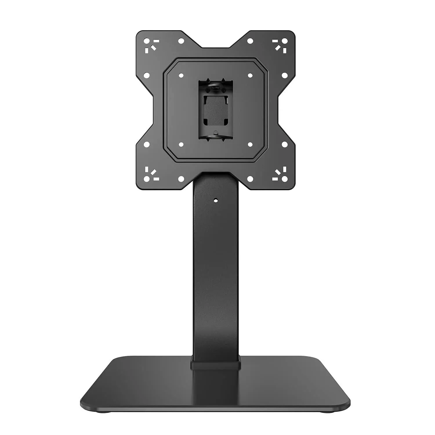 WALI Universal TV Stand, Swivel 70° Small TV Stand for 23 to 43 inch TVs, 3 Height Adjustable Table Top TV Mount Replacement Base for Televisions/Monitors up to 88lbs (TVF001), Black