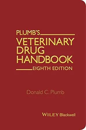 Plumb&#039;s Veterinary Drug Handbook Pocket By Donald C. Plumb