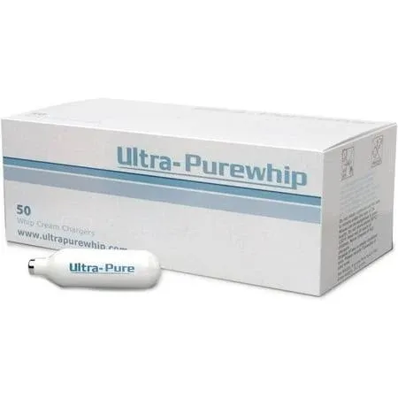 Ultra-Purewhip Cream Chargers - 50-Pack