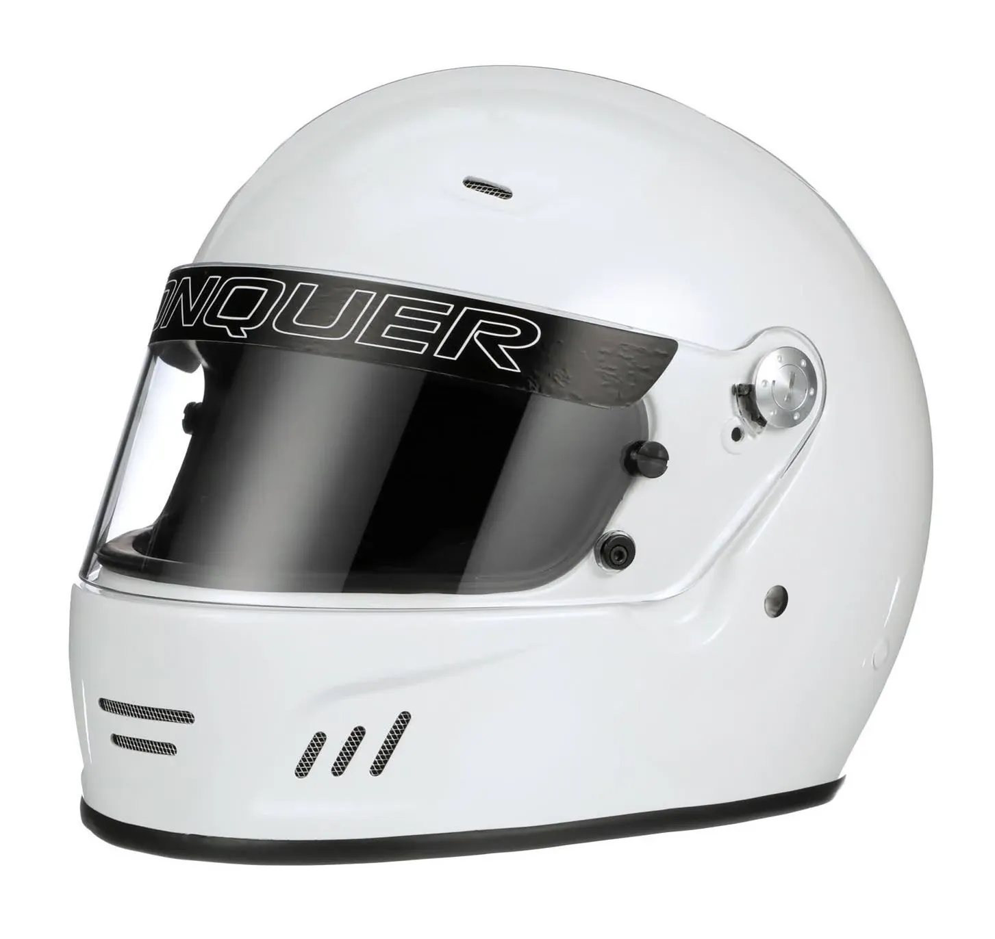 Conquer Snell SA2020 Full Face Auto Racing Helmet Large White