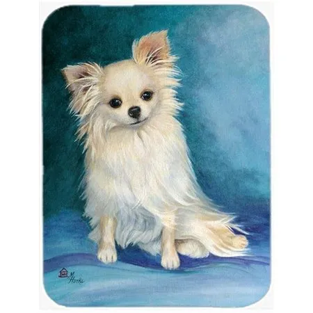 Carolines Treasures MH1040MP Jazz Chihuahua Long Hair Mouse Pad; Hot Pad & Trivet