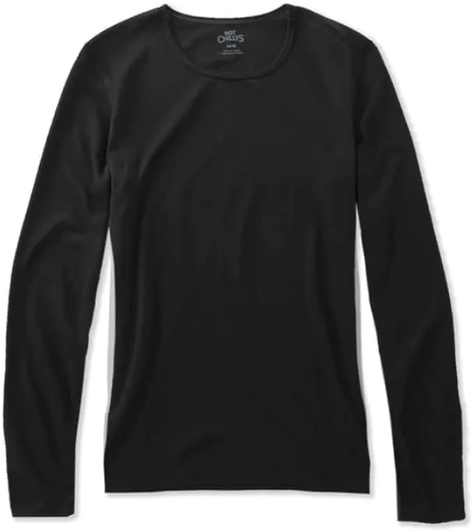 Hot Chillys Pepper Skins Crewneck - Women's Black Medium