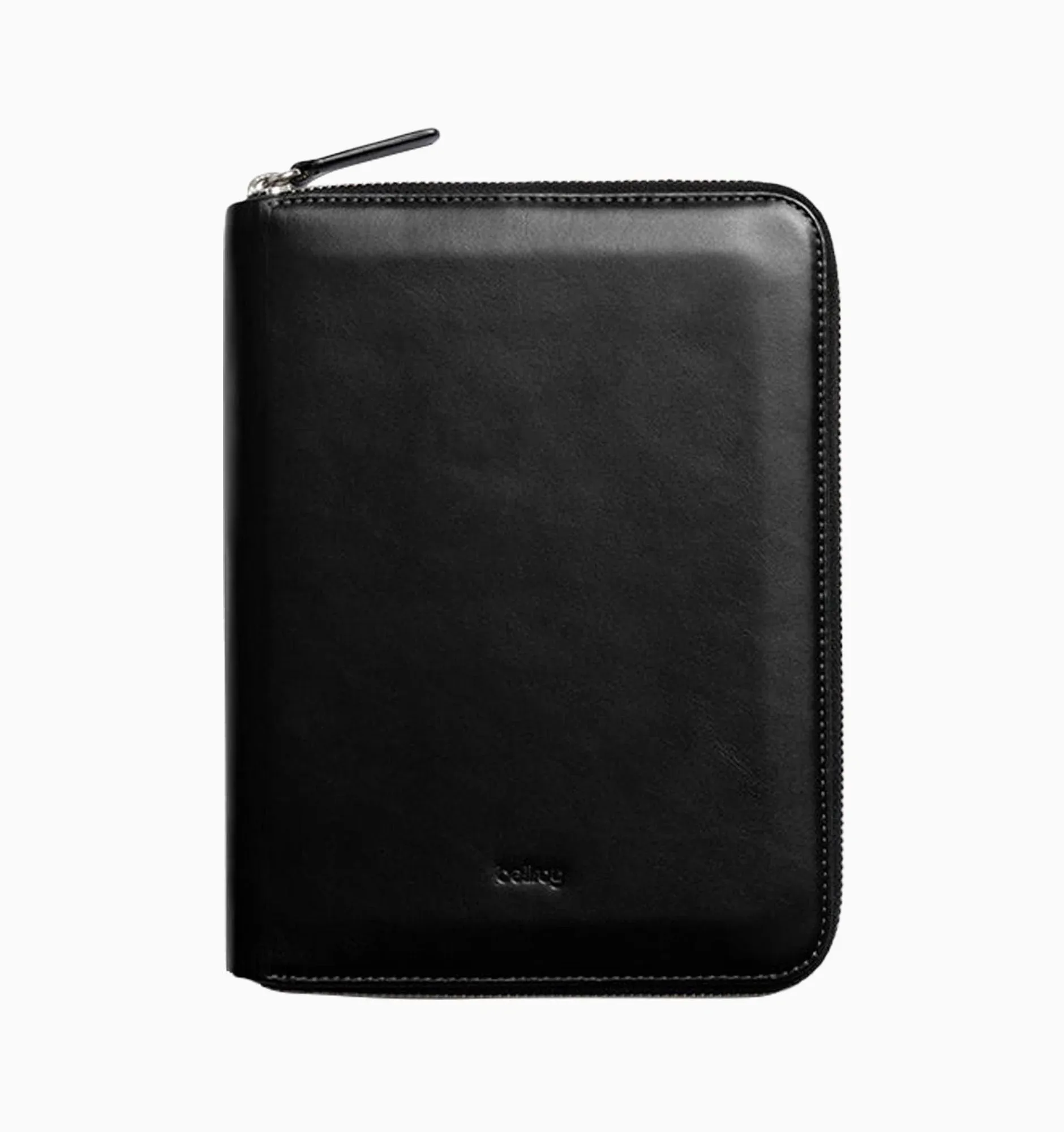 Men's Work Folio A5 Leather Zip Mobile Organizer Case