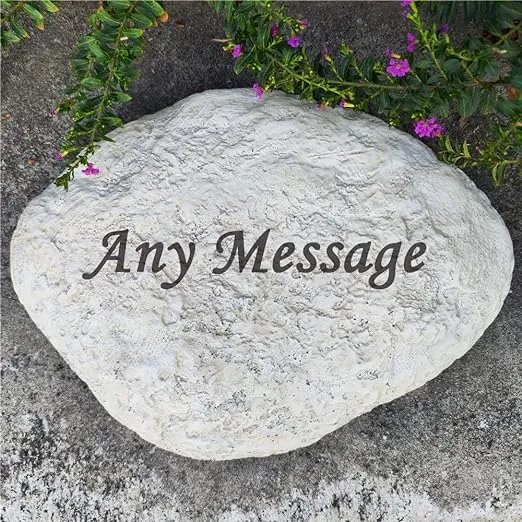 Monogram Name Rock -Custom Engraved Stone - Personalized - Wedding Gift - House Entry - Christmas gift- Family - House Warming