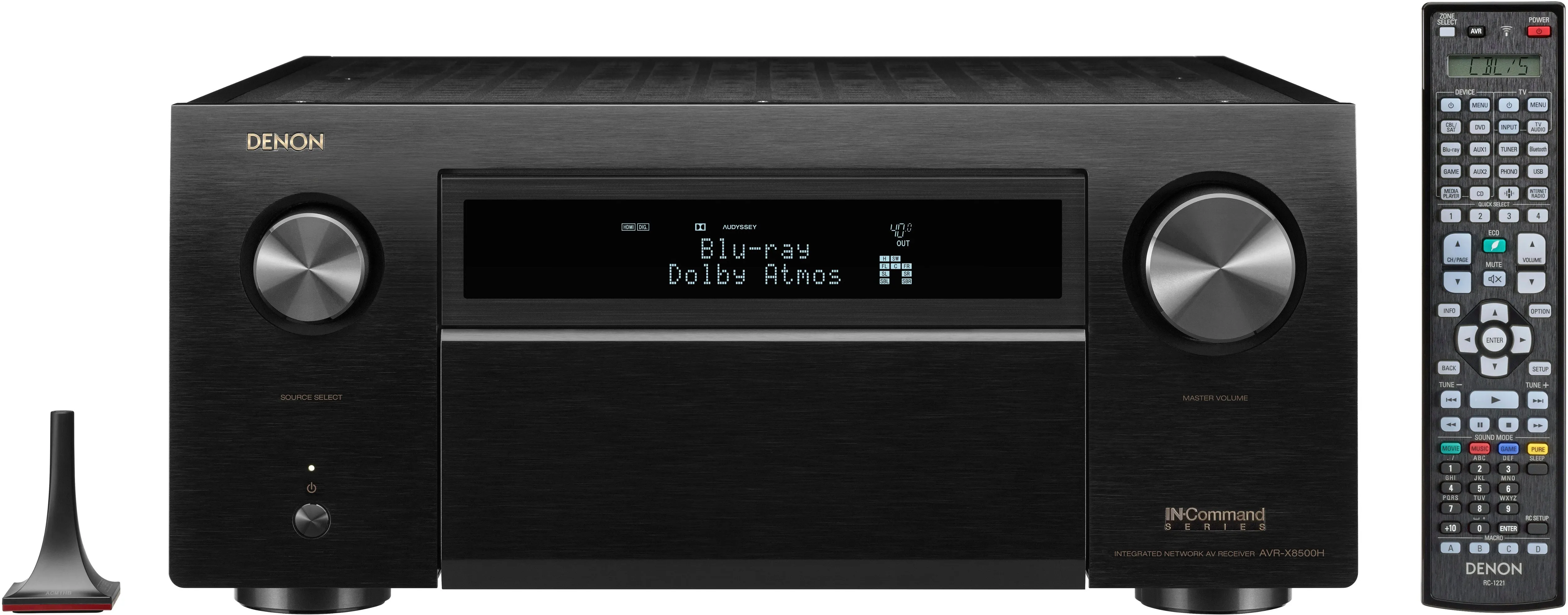 Denon Electronics - 13.2 Ch AVR, Advanced 8K UHD Video, Dolby Atmos, DTS:X, IMAX Enhanced & Auro 3D, Built-in HEOS - Black