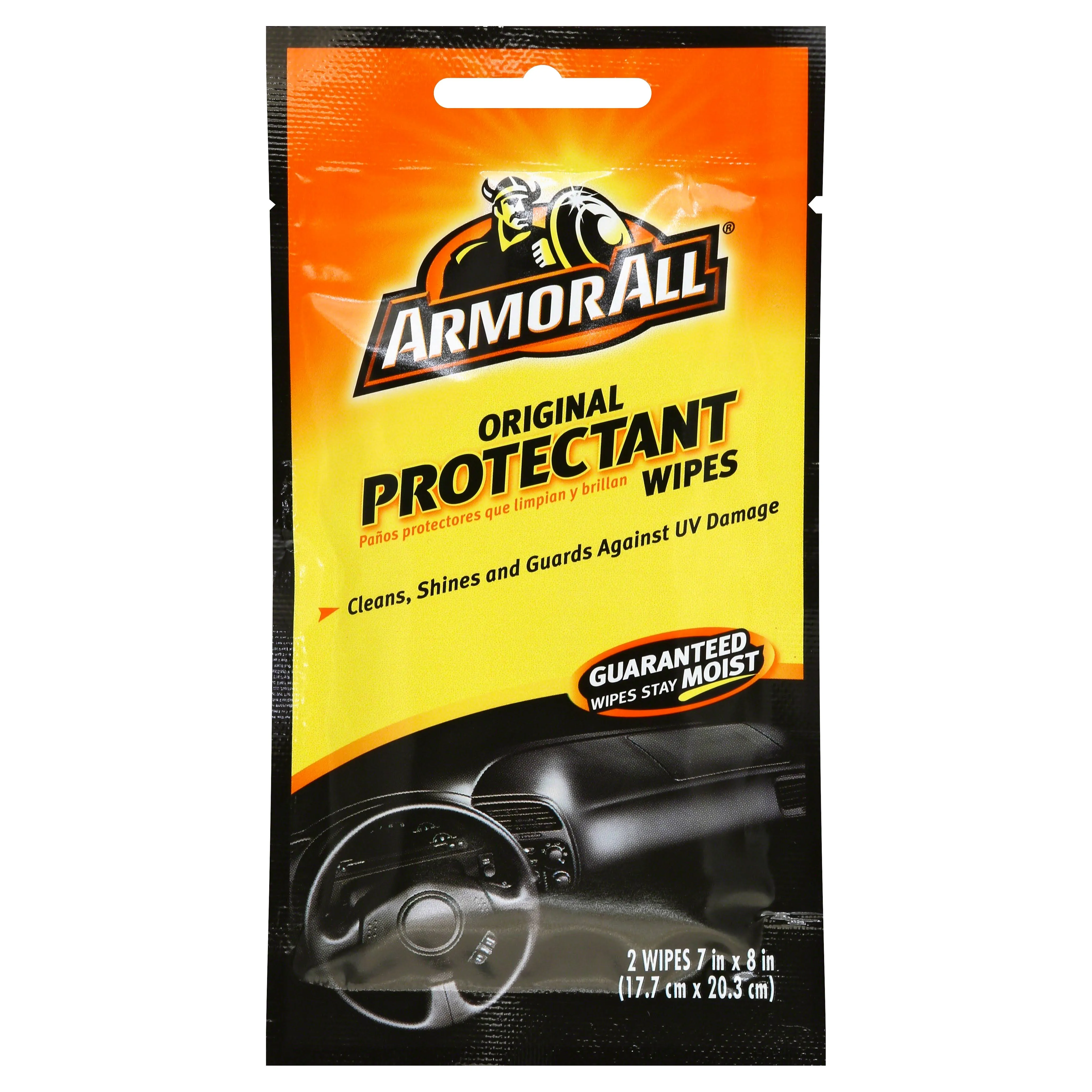 Armor All Protectant Wipes, Original - 2 wipes