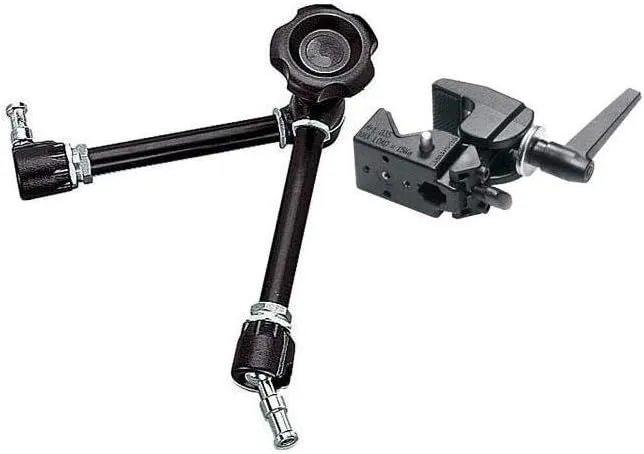 Manfrotto 244N Variable Friction Arm Without The Camera Platform - Bundle 035 Super Clamp Without Stud