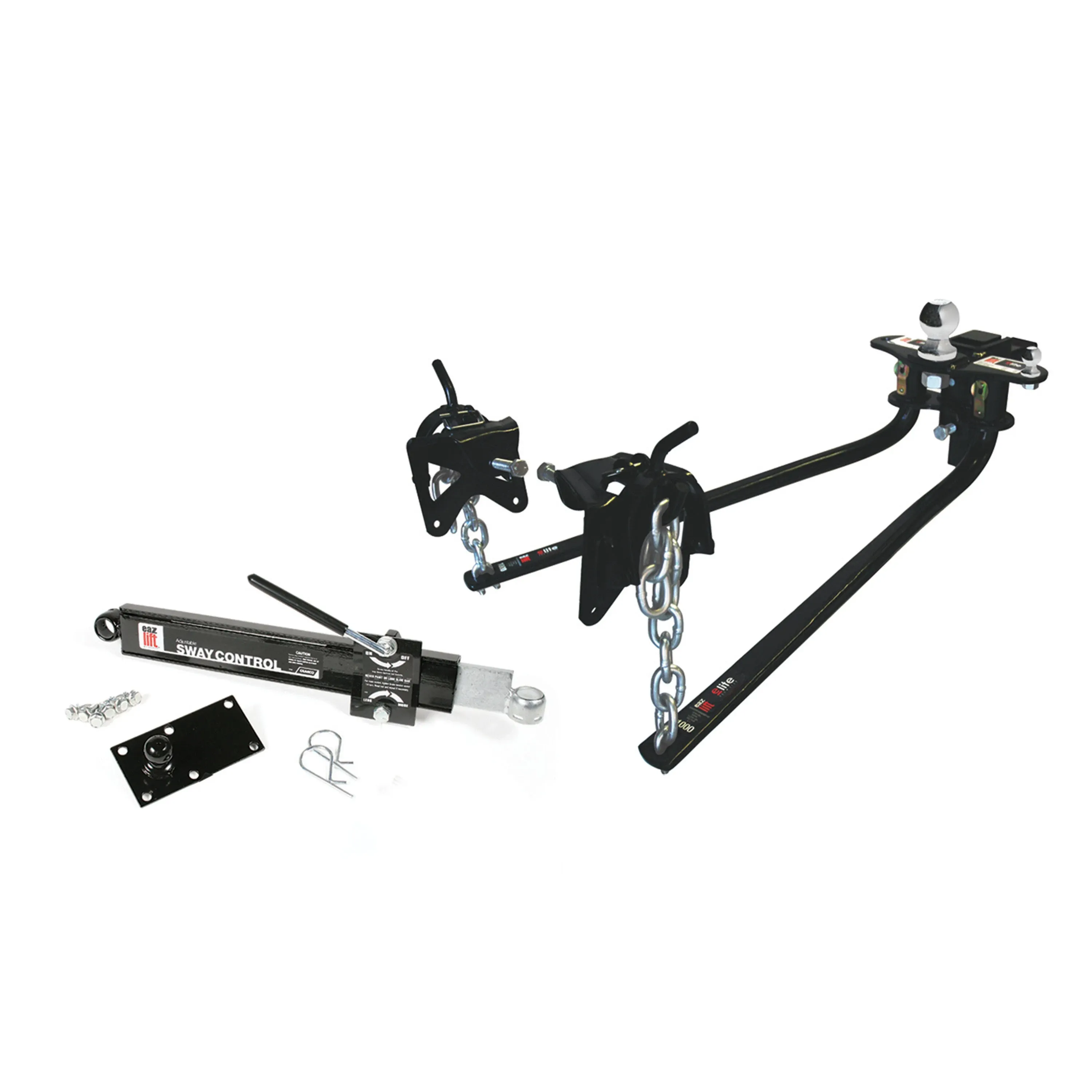 EAZ LIFT 48056 600 lbs Elite Kit, Includes Distribution, Sway Control and 2-5/16" Hitch Ball-600 lbs Tongue Weight Capacity (48056)