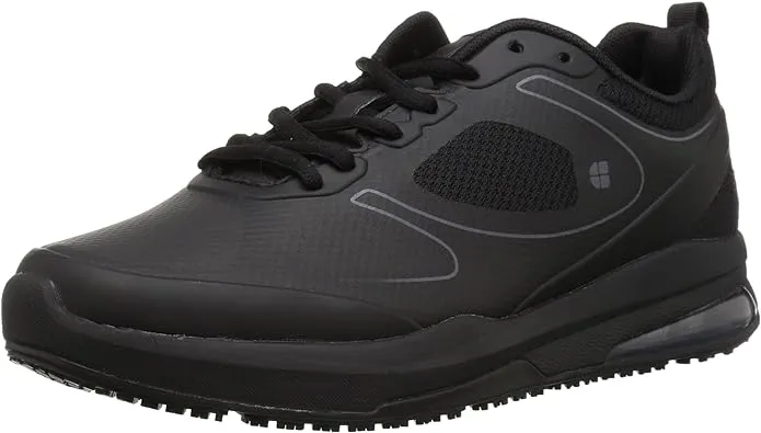 "Shoes For Crews 29167 Revolution II Women's Size 8 Medium Width Black Water-Resistant Soft Toe Non-Slip Athletic Shoe"