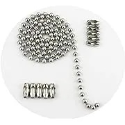 6mm Stainless Steel Ball Chains &amp; 10 Matching connectors (6mm, 10 feet)