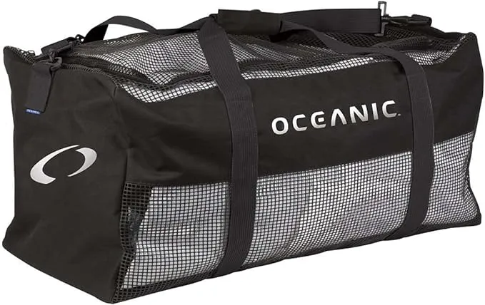 Oceanic Mesh Duffel Bag, Black, 1