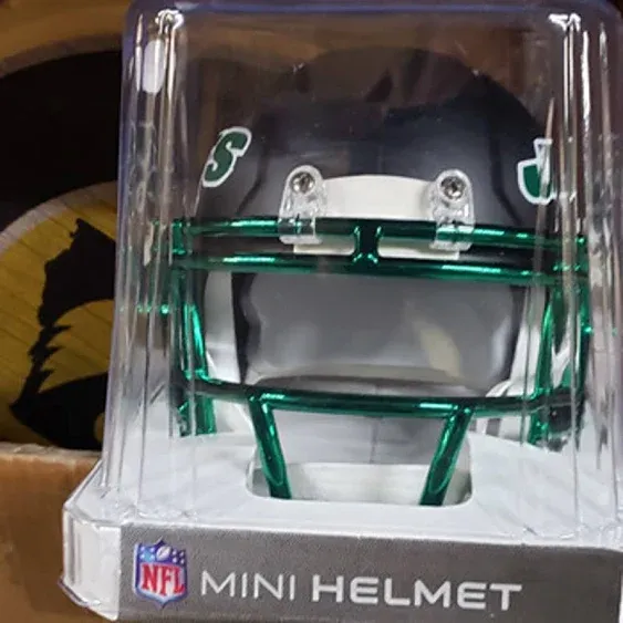 Riddell NEW YORK JETS CHROME SPEED ALTERNATE 2022 MINI HELMET - New Sports ...